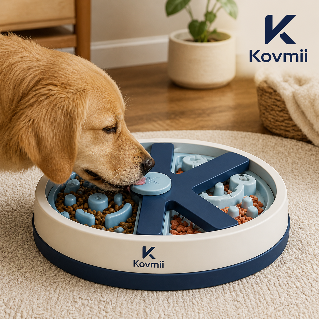 Kovmii™ FeedRotor Puzzle Bowl
